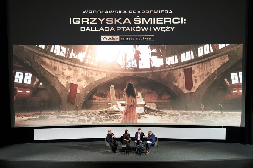 Prapremiera wrocławska filmu "Igrzyska śmierci: Ballada ptaków i węży", 13 listopada 2023, kino Nowe Horyzonty