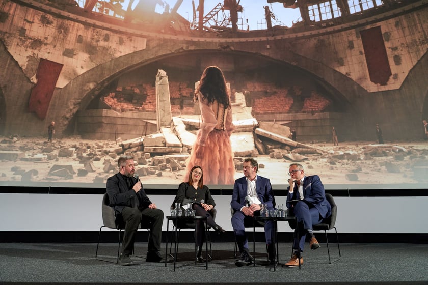 Od lewej: Radosław Michalski, Paula Matuszak, Robert Golba, Paweł Gołębski