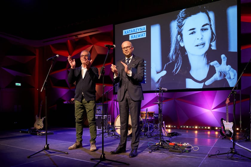 Wiceprezydent Wrocławia Jakub Mazur, Jerzy Pietraszek, dyrektor Wydziału Kultury UM