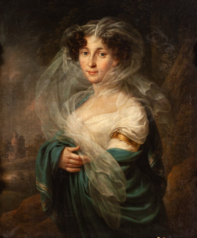 <p class="MsoNormal" style="margin-bottom: 0cm; text-align: justify; text-justify: inter-ideograph; line-height: normal;">Franciszek Ksawery Lampi &bdquo;Portret Kazimiery ze Skoraszewskich Ż&oacute;łtowskiej&rdquo;, ok. 1825</p>