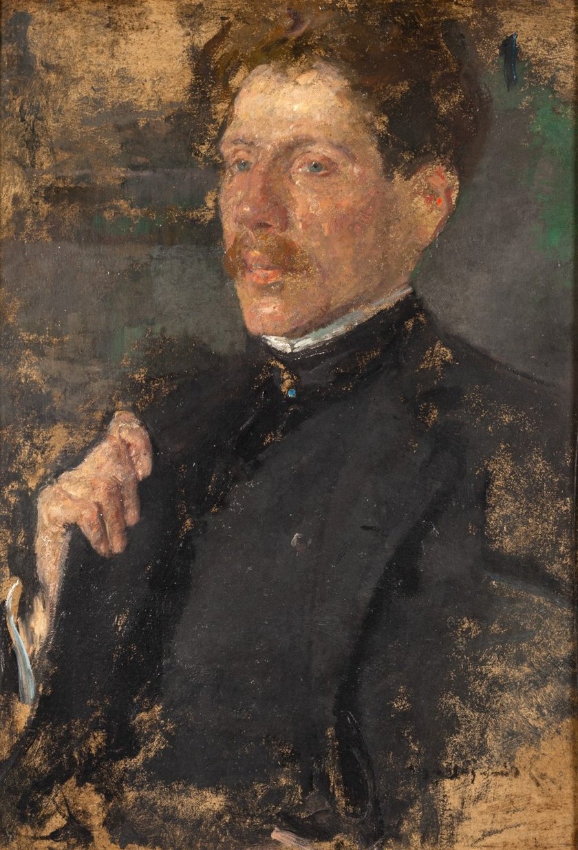 Powiększ obraz: <p>Olga Boznańska &bdquo;Portret Henri Pierre&rsquo;a Roche&rdquo;, ok. 1903</p>