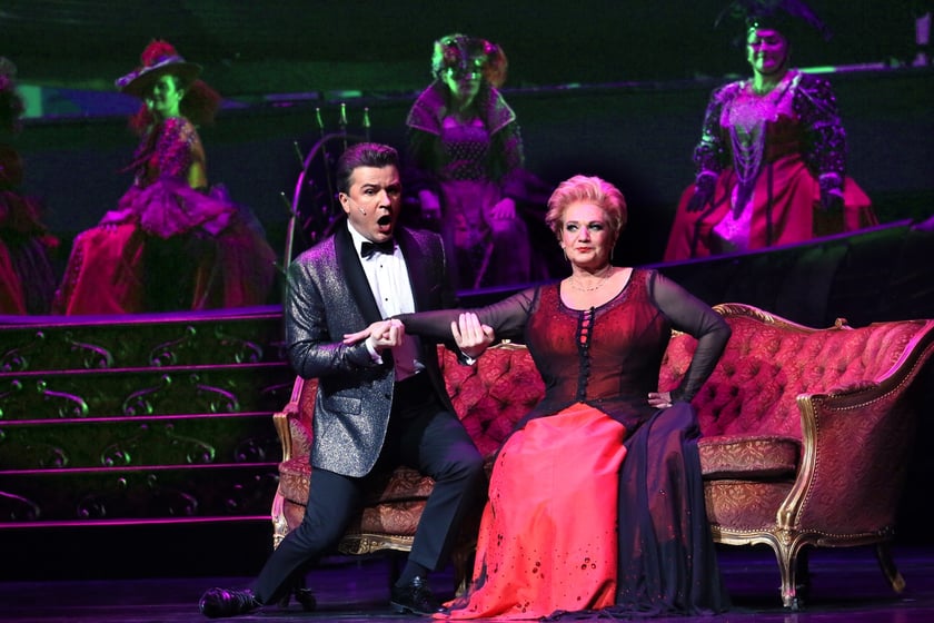 Artyści Opery Wrocławskiej i goście podczas gali &bdquo;Opera Italia&rdquo;