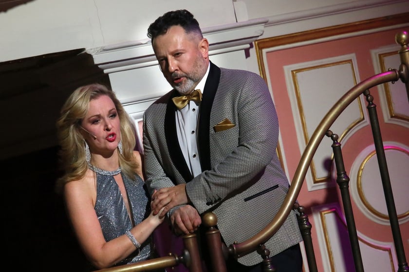 Artyści Opery Wrocławskiej i goście podczas gali &bdquo;Opera Italia&rdquo;