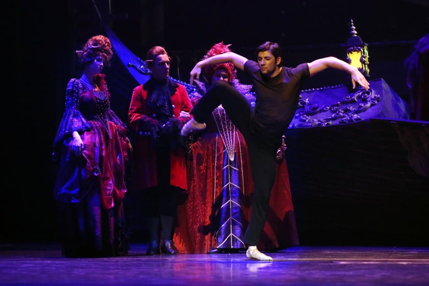 Artyści Opery Wrocławskiej i goście podczas gali &bdquo;Opera Italia&rdquo;