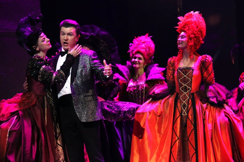 Artyści Opery Wrocławskiej i goście podczas gali &bdquo;Opera Italia&rdquo;