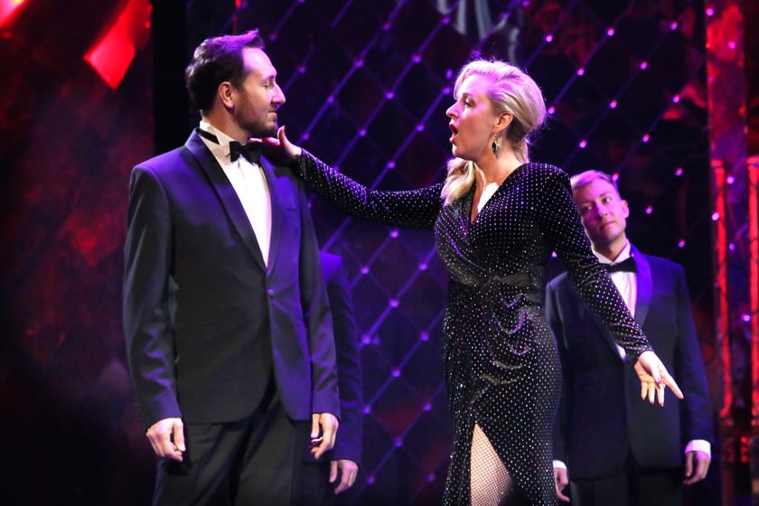 Artyści Opery Wrocławskiej i goście podczas gali &bdquo;Opera Italia&rdquo;