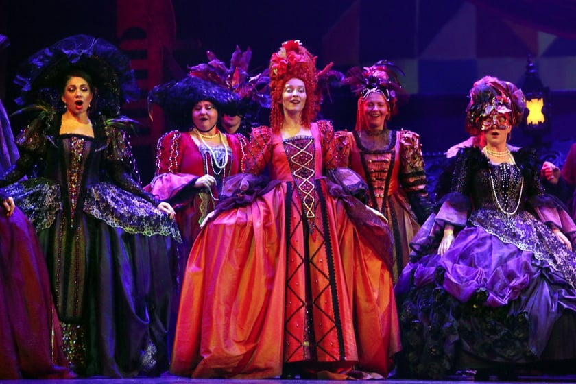 Artyści Opery Wrocławskiej i goście podczas gali &bdquo;Opera Italia&rdquo;