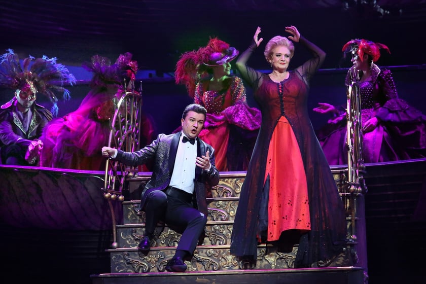 Artyści Opery Wrocławskiej i goście podczas gali &bdquo;Opera Italia&rdquo;
