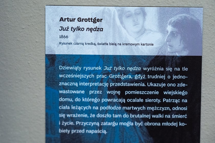 Wystawa cyklu &bdquo;Wojna&rdquo; Artura Grottgera w Muzeum Narodowym we Wrocławiu