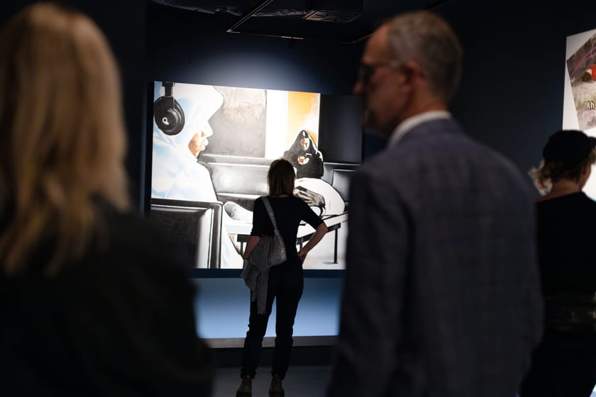 Wystawa sztuki współczesnej w Krupa Art Foundation