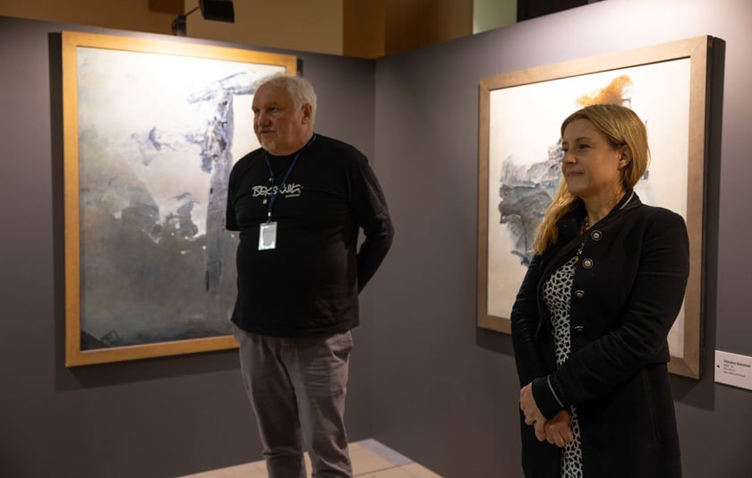 Zdjęcie z wystawy "Beksiński we Wrocławiu" - 2023 rok