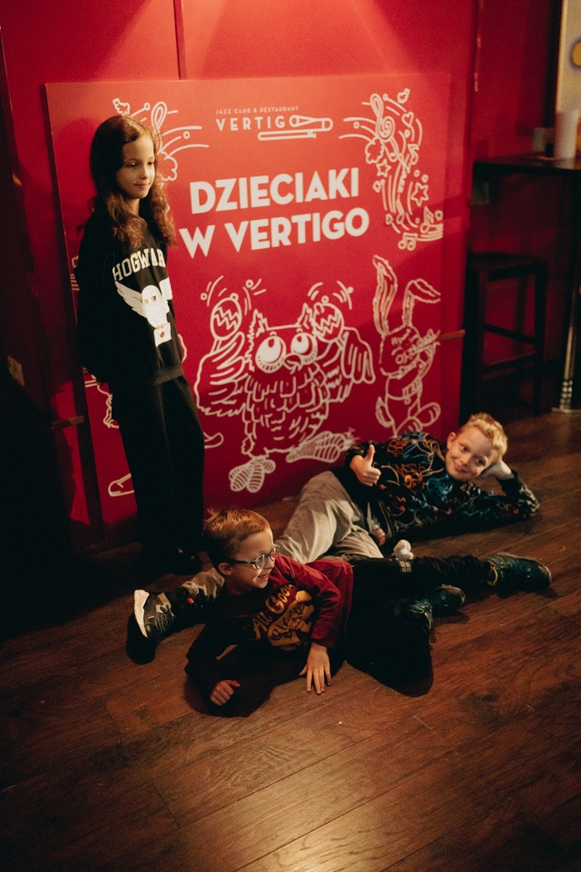 Dzieci to nowa publiczność Vertigo Jazz Club &amp; Restaurant