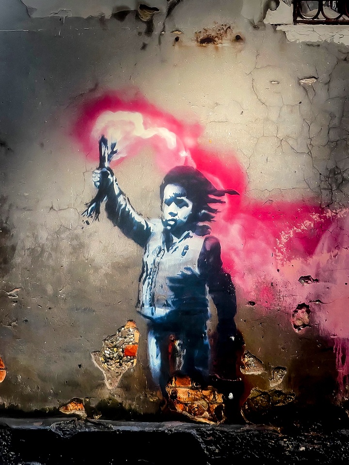Z wystawy The Mystery of Banksy