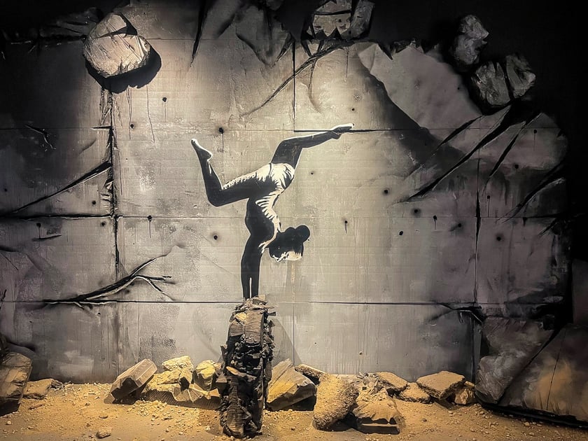 Z wystawy The Mystery of Banksy