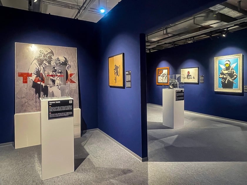 Z wystawy The Mystery of Banksy