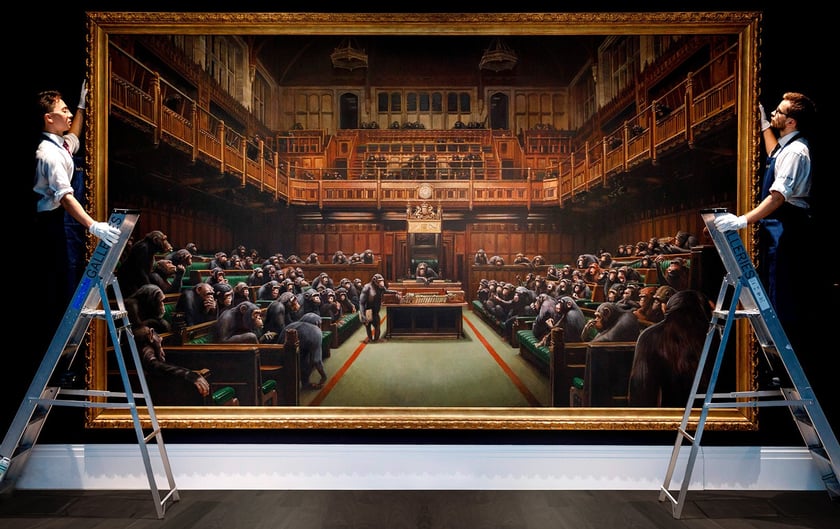 Z wystawy The Mystery of Banksy