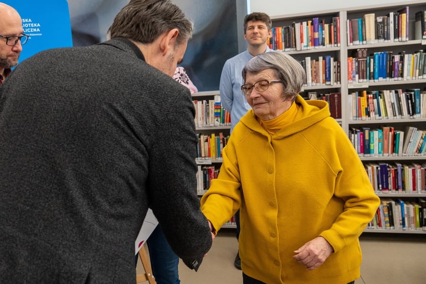 Radość Gansiniec, jedna z najbardziej aktywnych czytelniczek