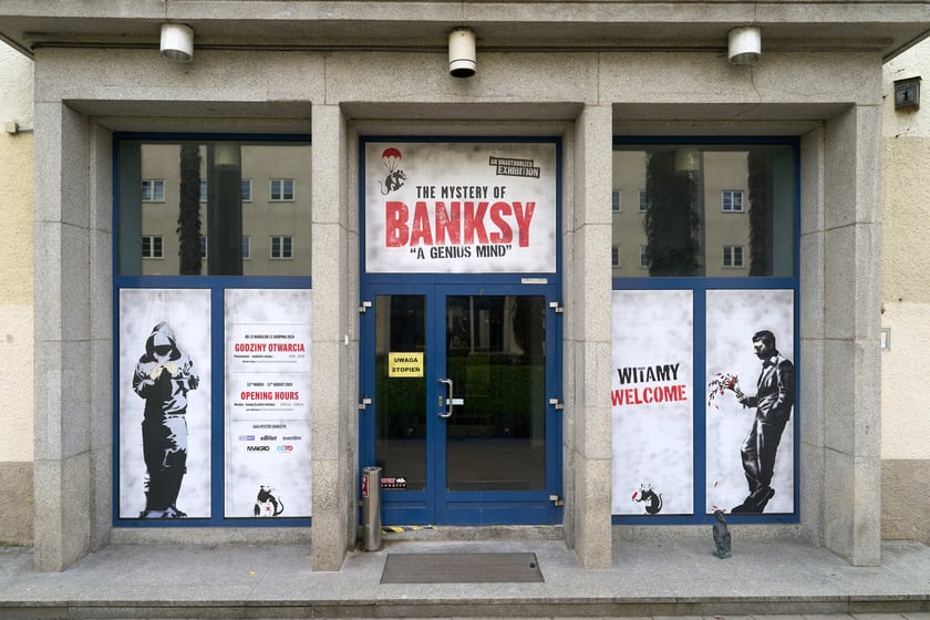 Wystawa The Mystery of Banksy – A Genius Mind, hala IASE, Wrocław