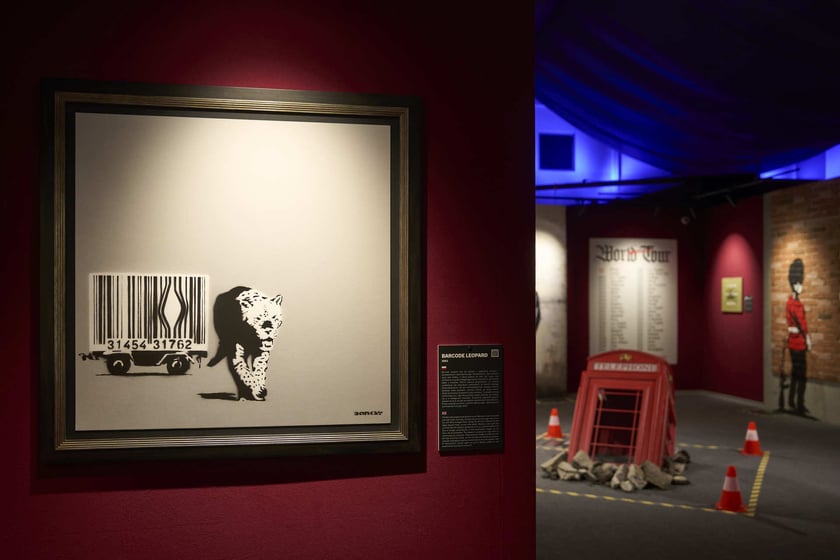 Wystawa The Mystery of Banksy – A Genius Mind, hala IASE, Wrocław