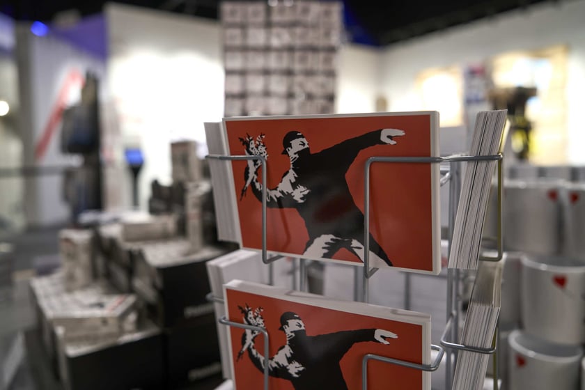 Wystawa The Mystery of Banksy - A Genius Mind w hali IASE