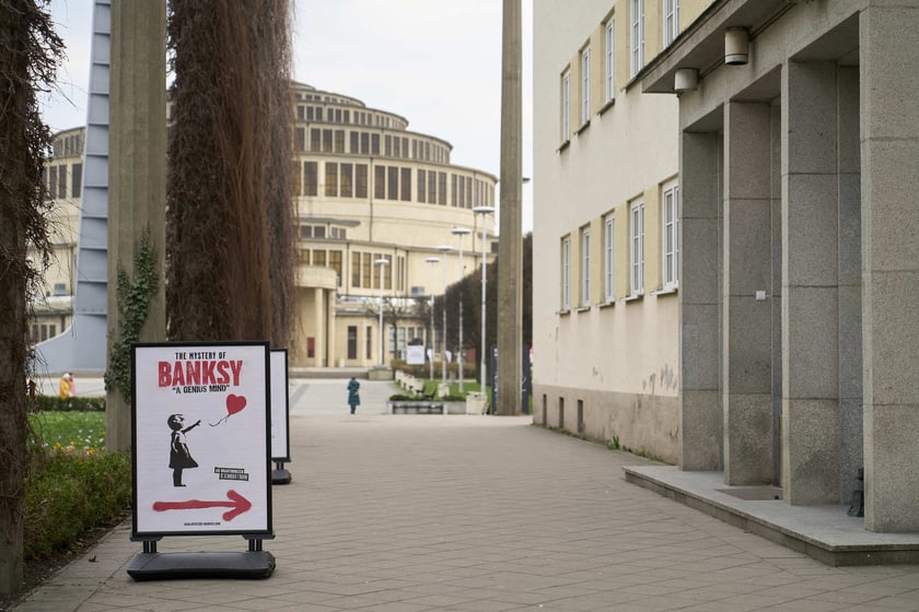 Wystawa The Mystery of Banksy - A Genius Mind w hali IASE
