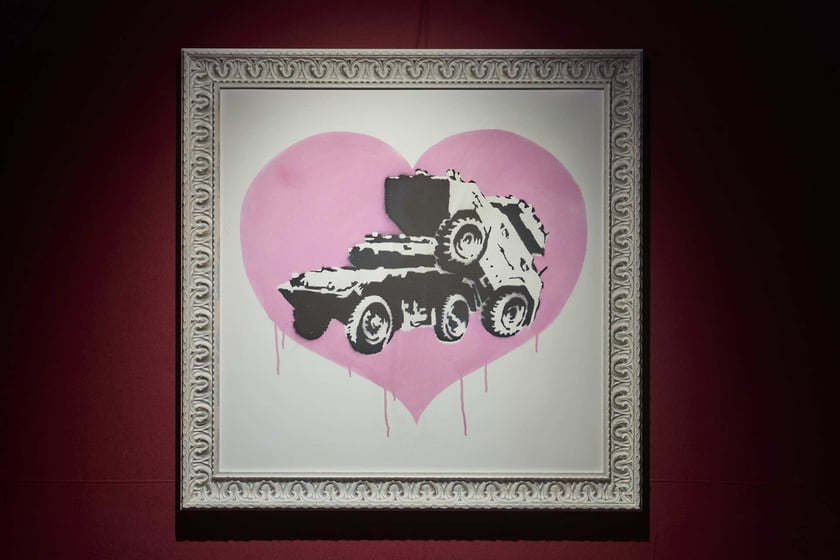Wystawa The Mystery of Banksy - A Genius Mind w hali IASE