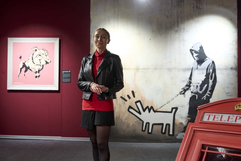 Wystawa The Mystery of Banksy - A Genius Mind w hali IASE
