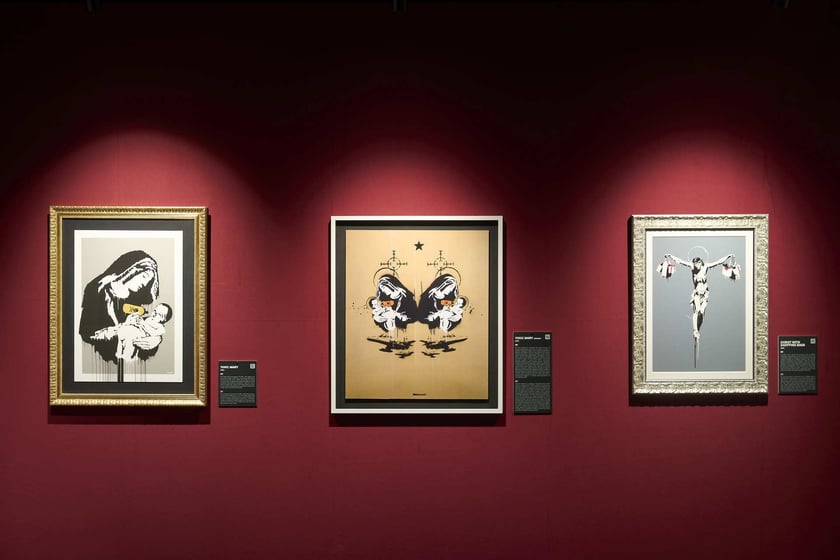 Wystawa The Mystery of Banksy - A Genius Mind w hali IASE