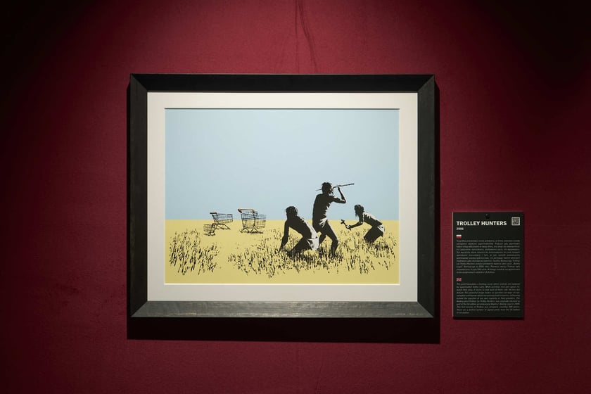 Wystawa The Mystery of Banksy - A Genius Mind w hali IASE
