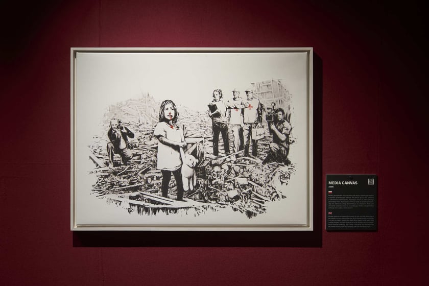 Wystawa The Mystery of Banksy - A Genius Mind w hali IASE