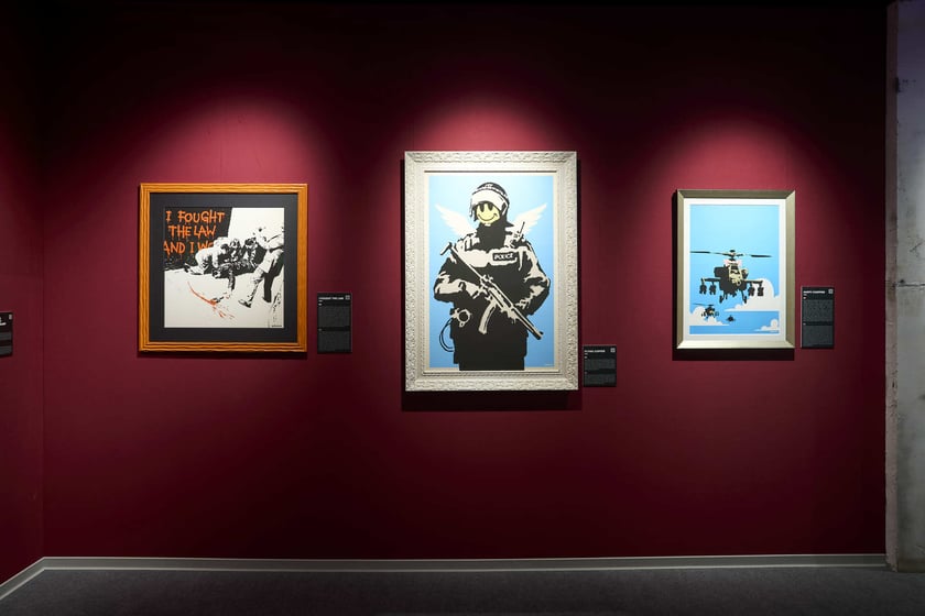 Wystawa The Mystery of Banksy - A Genius Mind w hali IASE