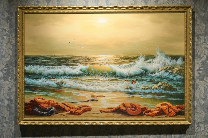 Wystawa The Mystery of Banksy - A Genius Mind w hali IASE