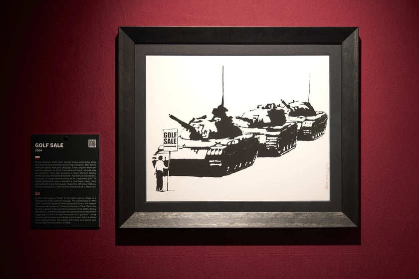 Wystawa The Mystery of Banksy - A Genius Mind w hali IASE