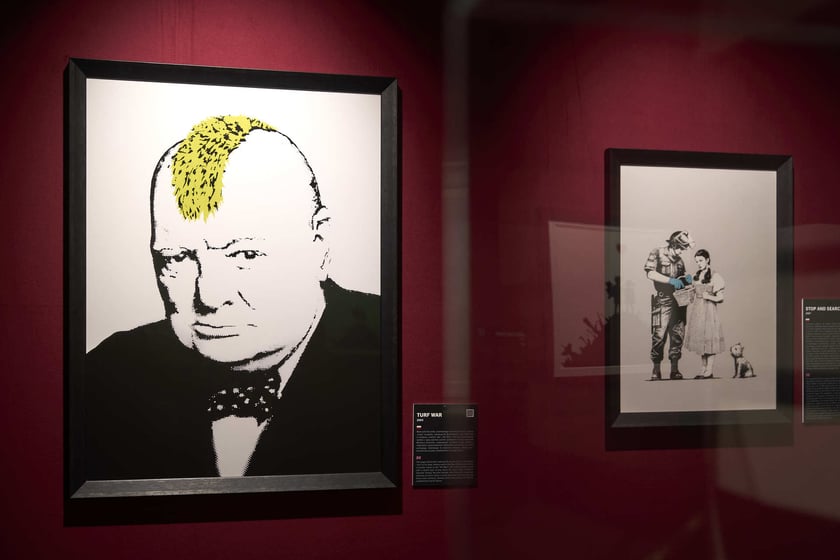 Wystawa The Mystery of Banksy - A Genius Mind w hali IASE