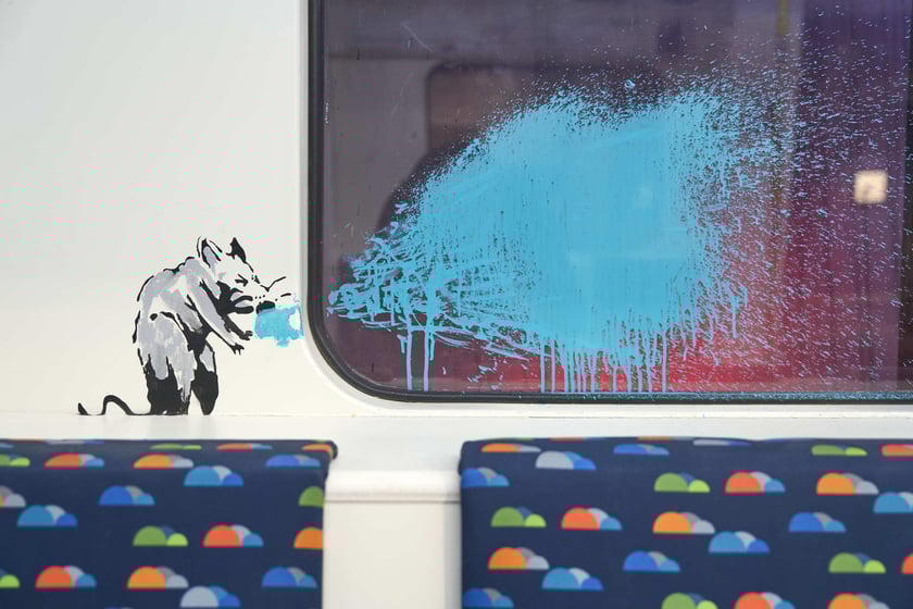 Wystawa The Mystery of Banksy - A Genius Mind w hali IASE