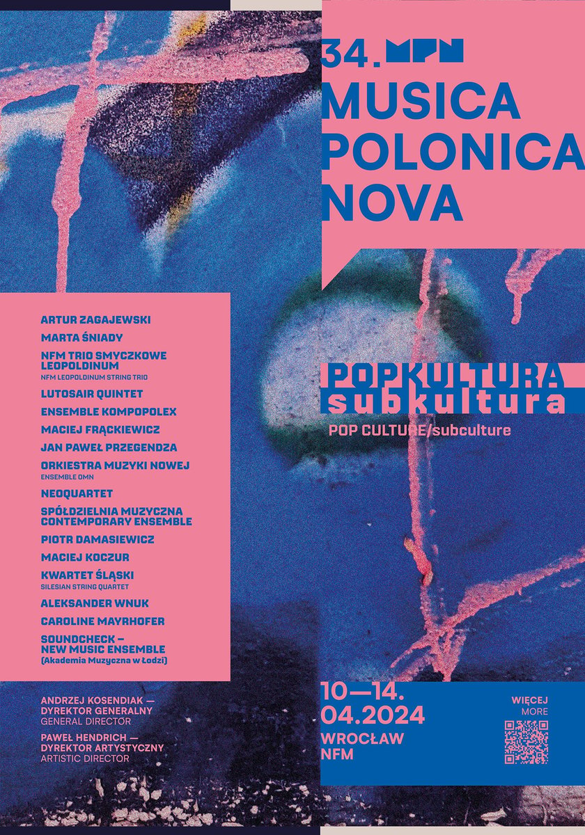 Powiększ obraz: <p>Plakat Festiwalu Musica Polonica Nova</p>