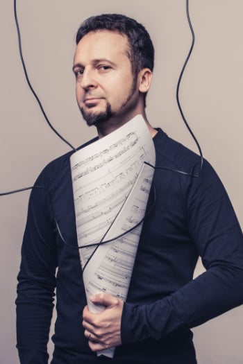 <p>Kompozytor Paweł Hendrich, szef artystyczny Festiwalu Musica Polonica Nova&nbsp;</p>