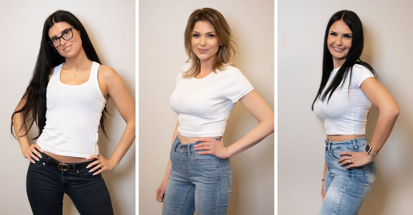 Od lewej: Agnieszka Rzepa z Gorzowa Wielkopolskiego, Sylwia Szulta z Gdańska, Olga Karpińska z Wołomina