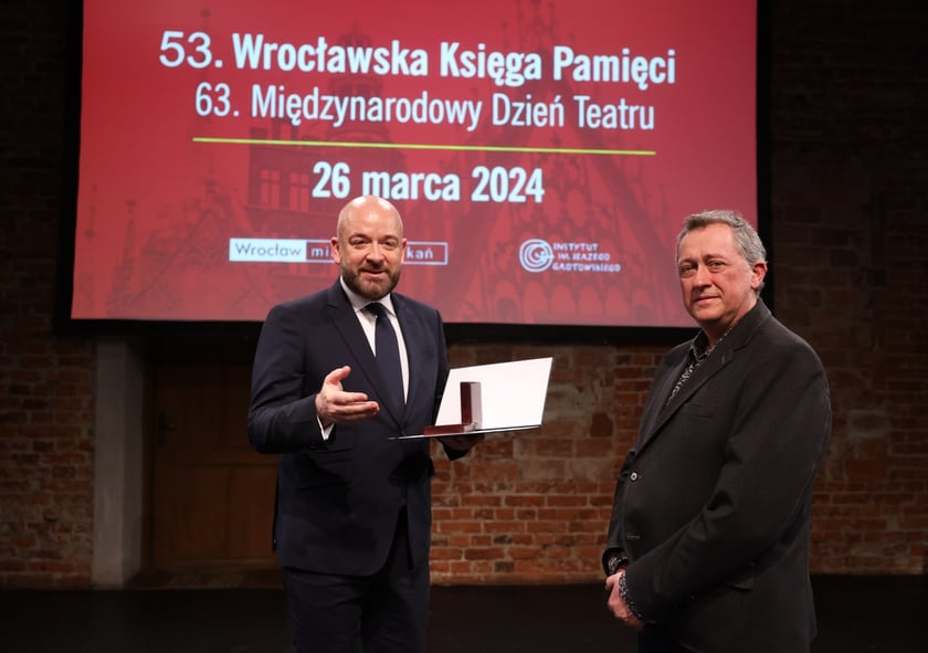 53. Wrocławska Księga Pamięci z okazji 63. Międzynarodowego Dnia Teatru