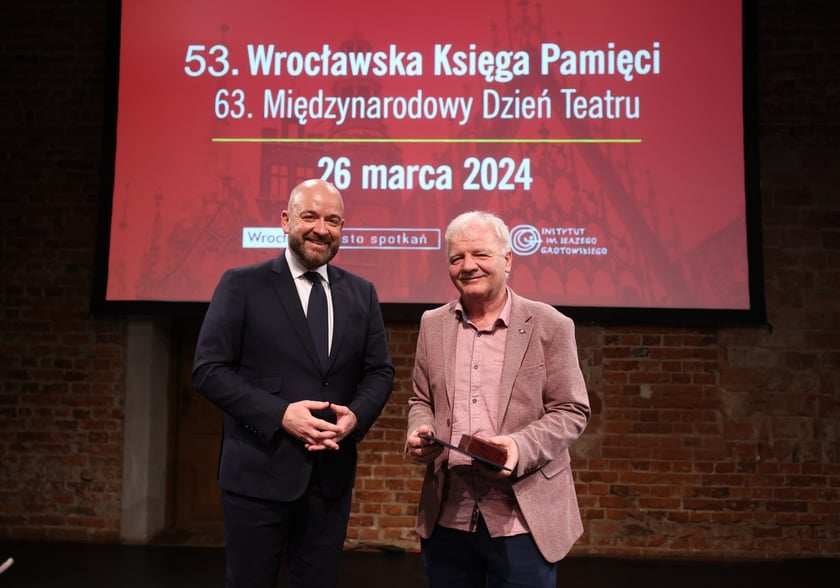 53. Wrocławska Księga Pamięci z okazji 63. Międzynarodowego Dnia Teatru