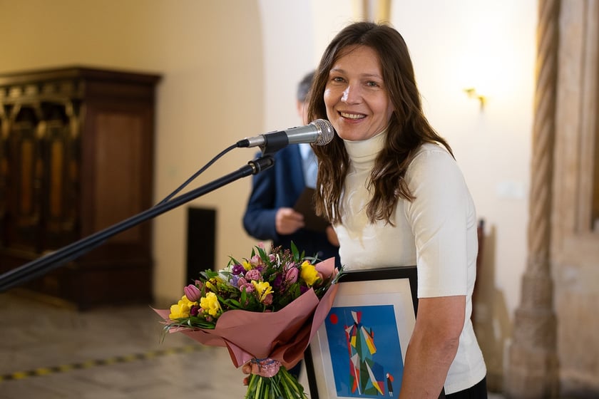 Izabela Cześniewicz. Gala wręczenia Arlekinów 2024. Wrocław, 27.03.2024