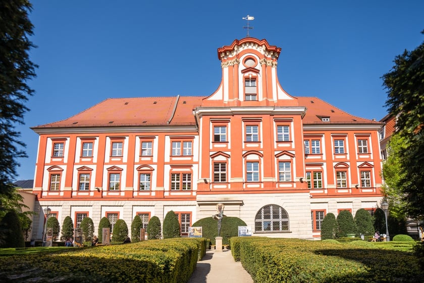 Ogr&oacute;d Ossolineum w pełnej krasie