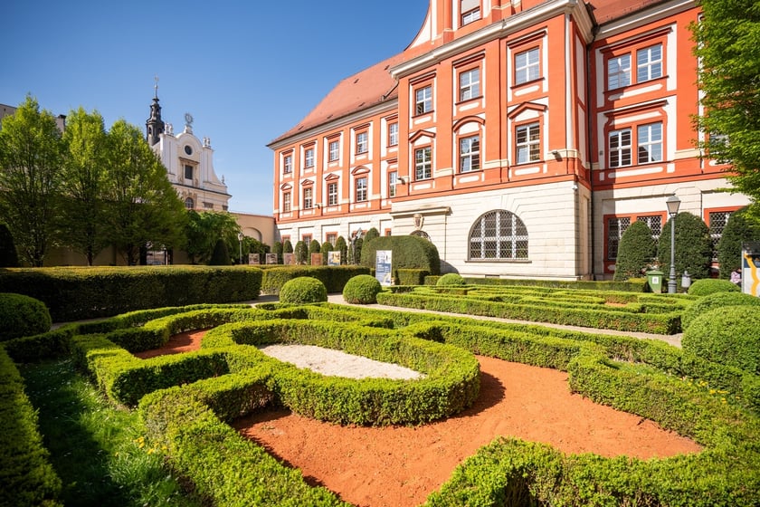 Ogr&oacute;d Ossolineum w pełnej krasie