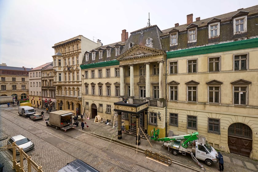 Scenografia do nowego serialu przy ul. Szajnochy