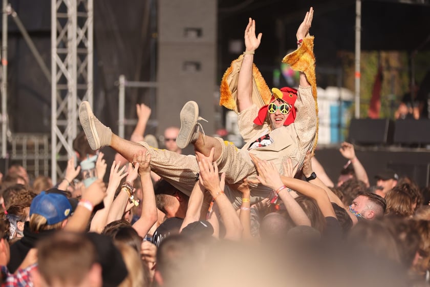 Festiwal 3-Majówka we Wrocławiu - drugi dzień koncertów i zabawa publiczności