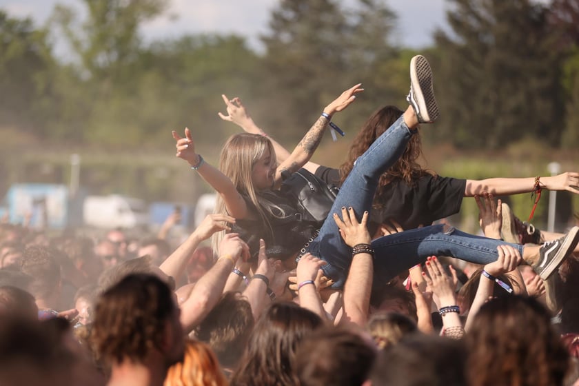 Festiwal 3-Majówka we Wrocławiu - drugi dzień koncertów i zabawa publiczności