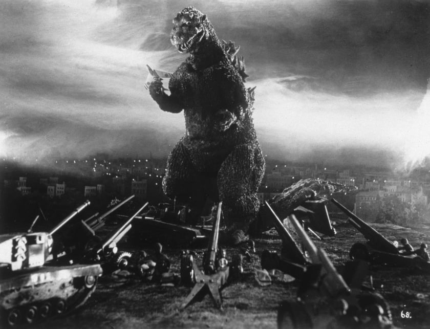 Powiększ obraz: Godzilla z 1954 roku