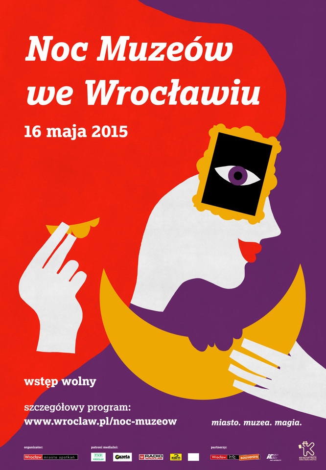 Plakat Joanny Gniady na Noc Muze&oacute;w 2015