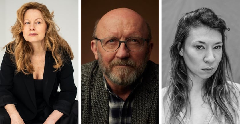Na zdjęciu aktorzy – od lewej Ewa Skibińska, Artur Barciś, Helena Sujecka