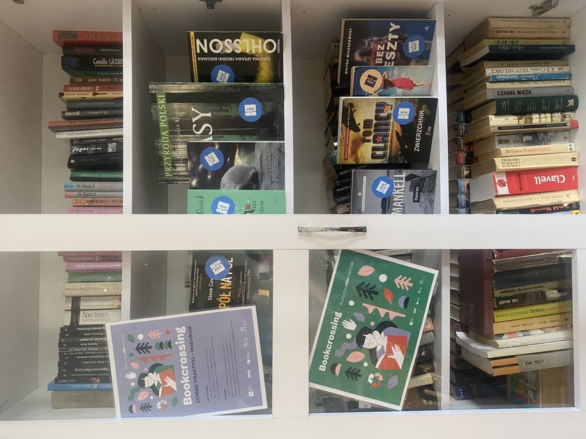 Punkt bookcrossingowy w DPS przy ul. Kaletniczej